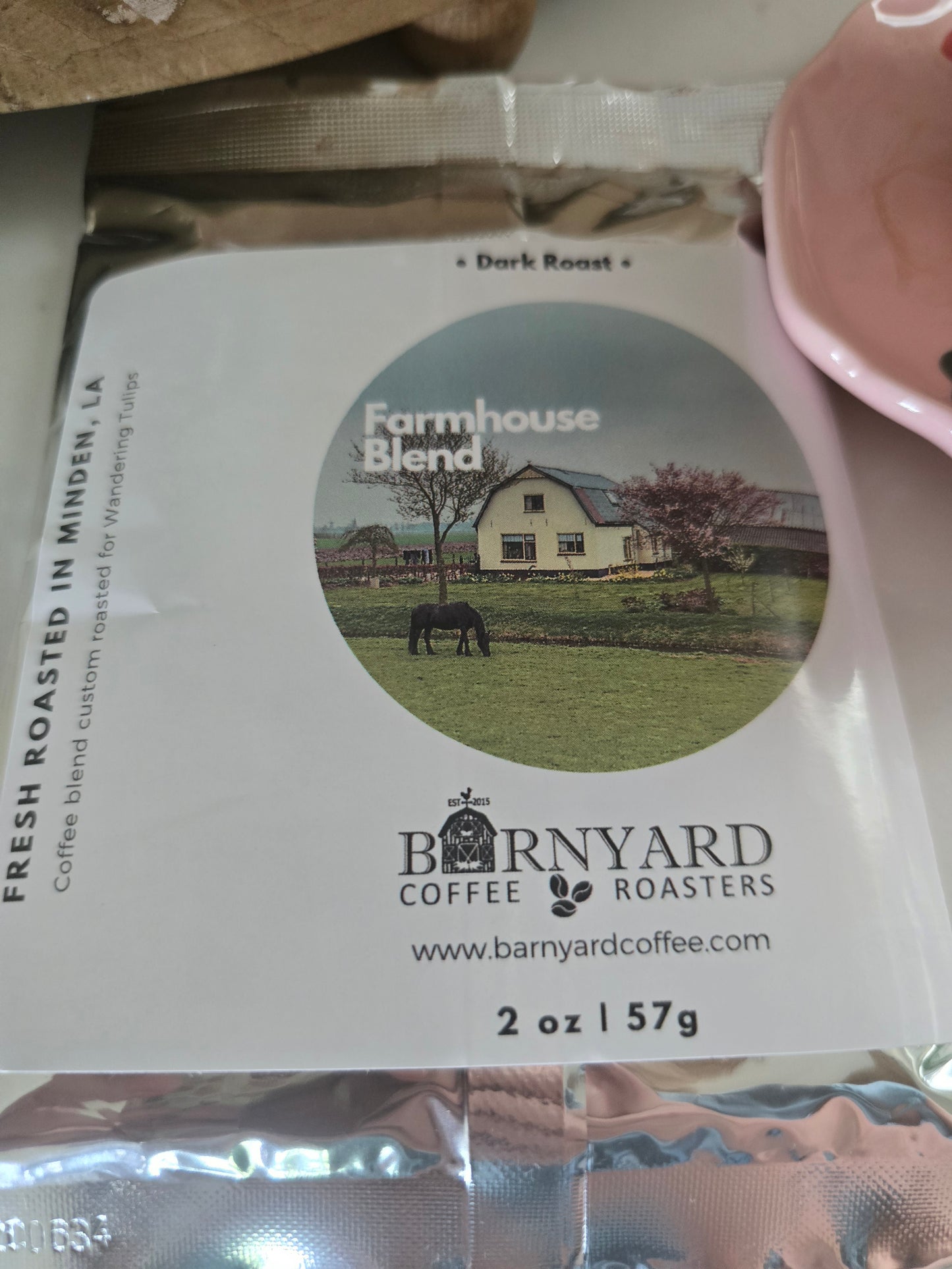 Barnyard Coffee 2oz. Farmhouse Blend (Ground)| Wandering Tulips