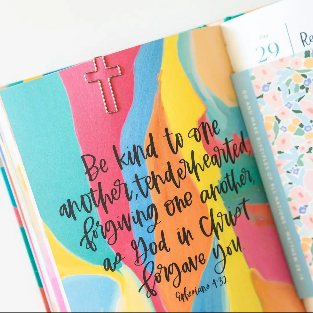 Bookmark And Cross Paperclips | Wandering Tulips