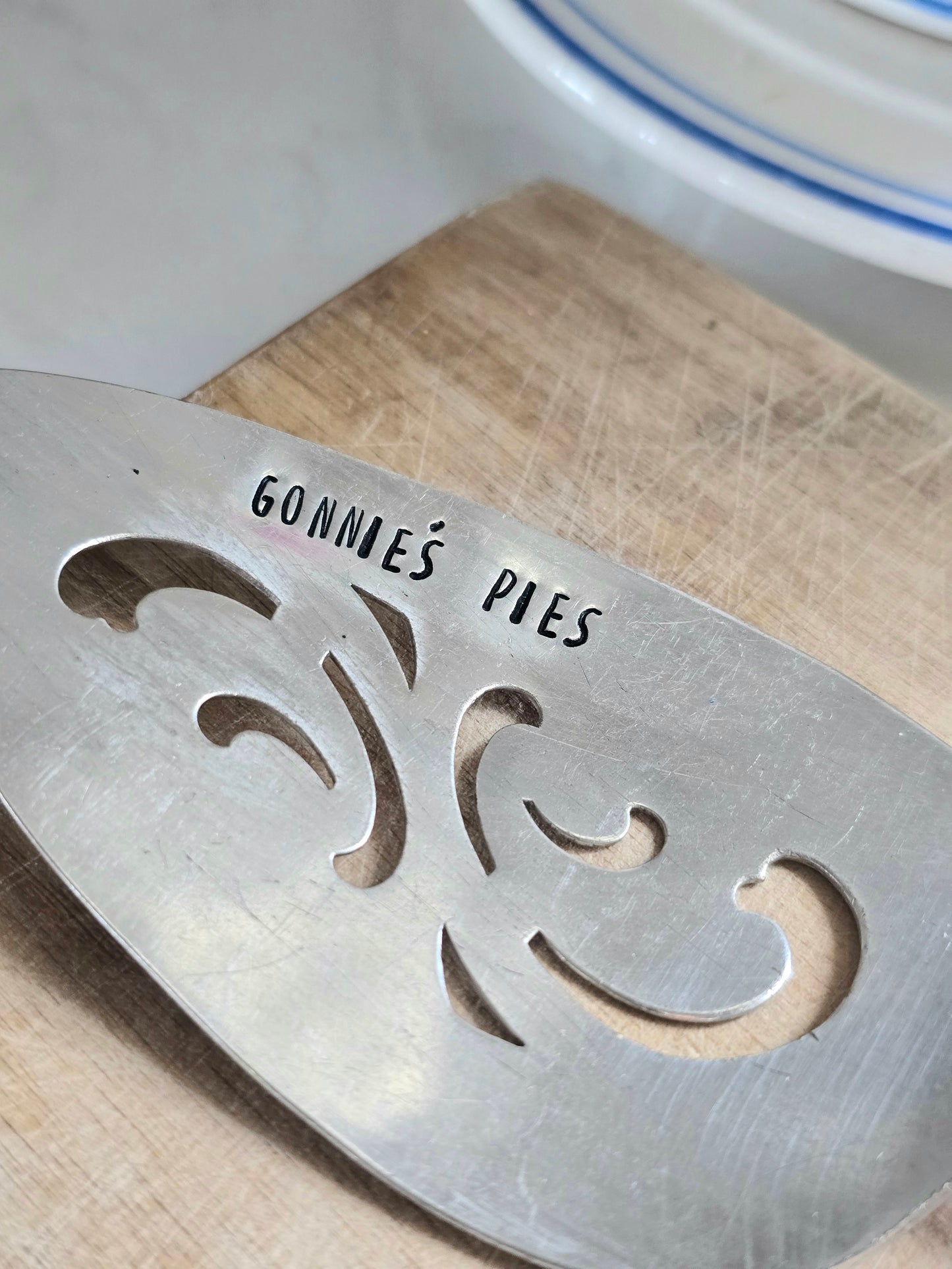 Customized Server - Vintage Personalized Stamped Server | Wandering Tulips
