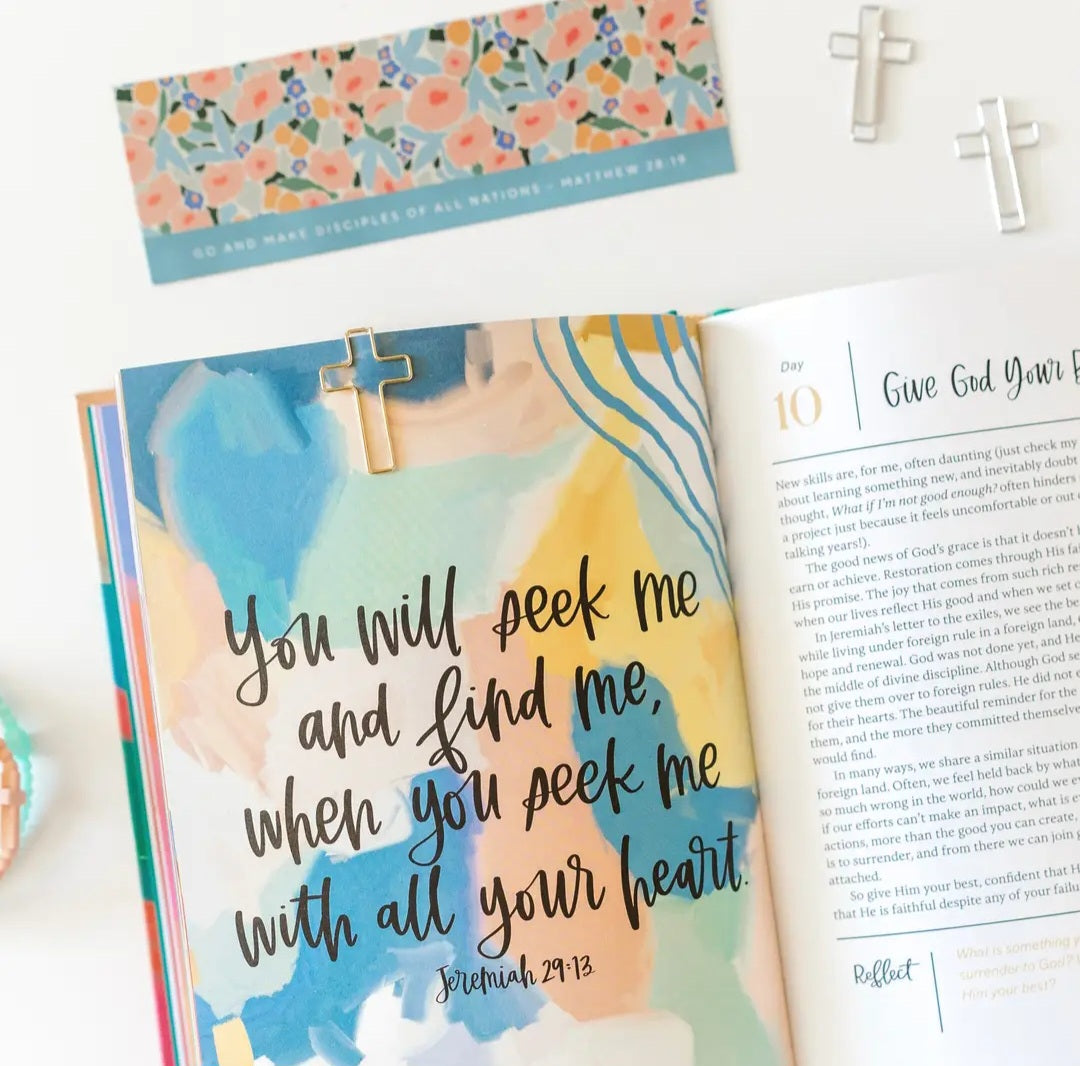 Bookmark And Cross Paperclips | Wandering Tulips