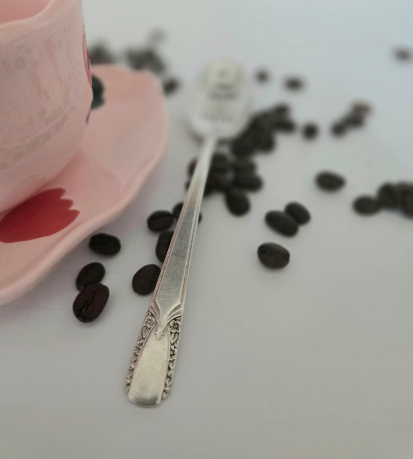 Ok But First, Coffee - Vintage Personalized Stamped Spoon | Wandering Tulips