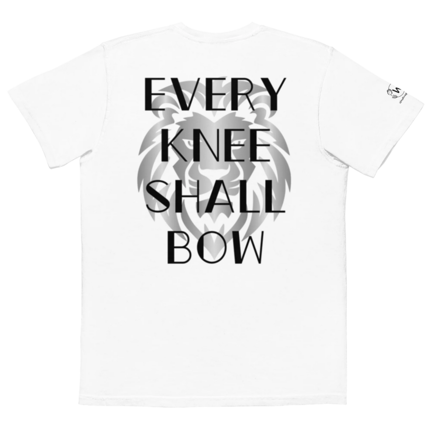 Every Knee Shall Bow Unisex Garment-Dyed Pocket T-Shirt