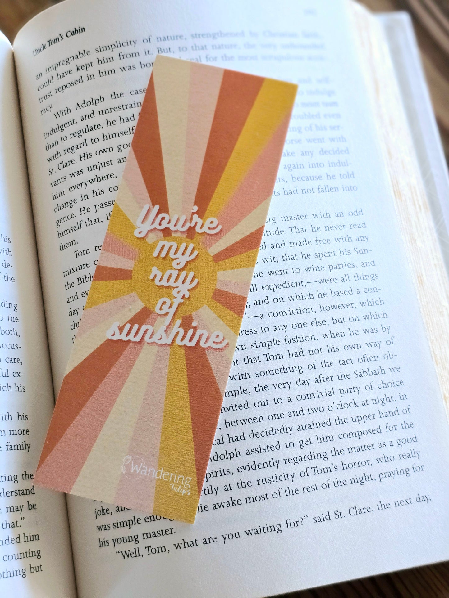 You're My Ray Of Sunshine Bookmark | Wandering Tulips