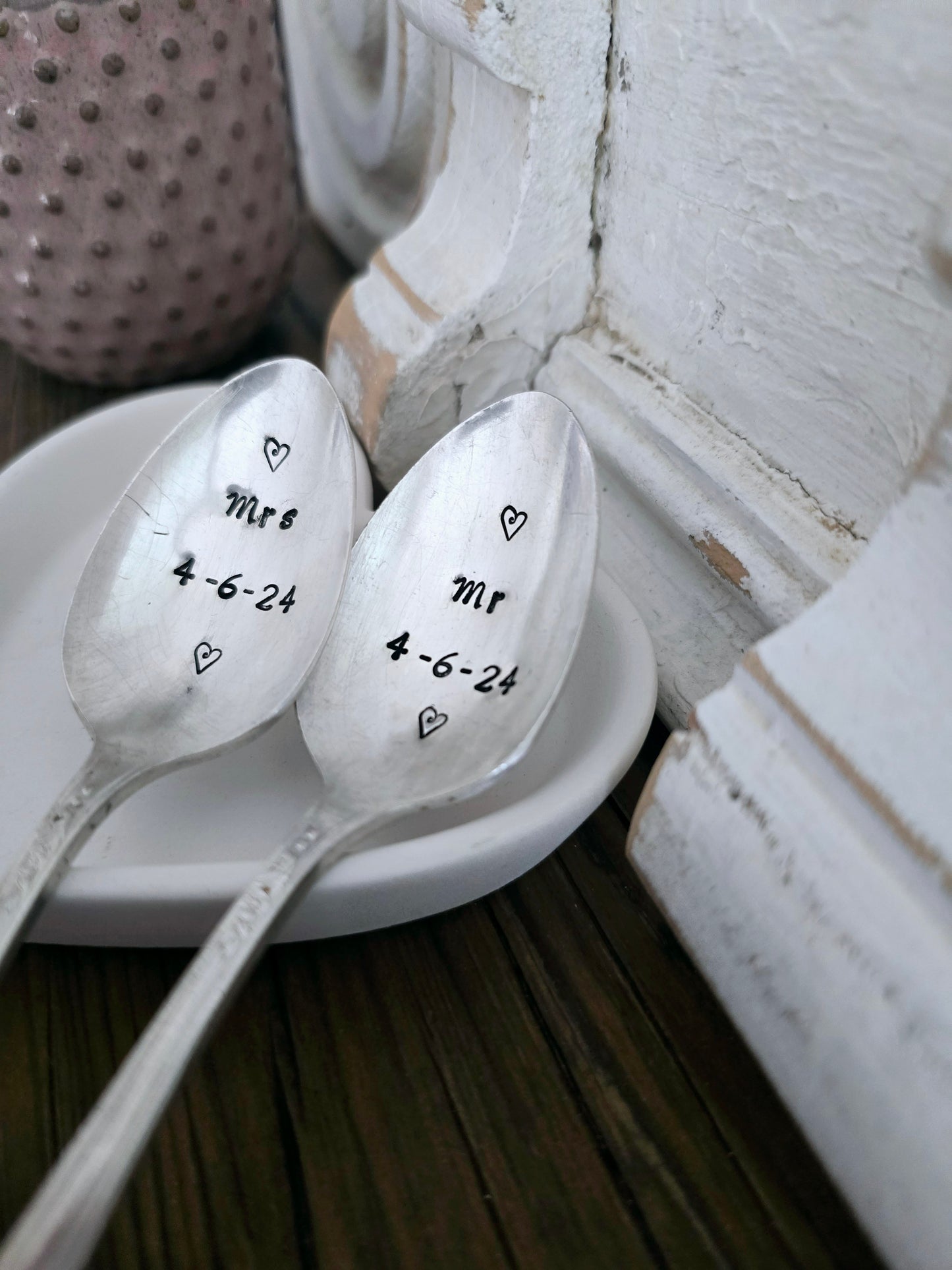 Customized Teaspoon - Vintage Personalized Stamped Spoon | Wandering Tulips