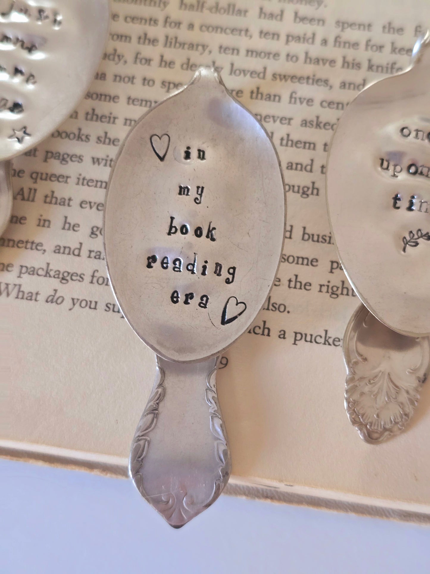 Vintage Spoon Bookmark - Vintage Personalized Hand Stamped Bookmark | Wandering Tulips