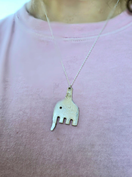 Elephant Pendant - Vintage Upcycled Fork | Wandering Tulips