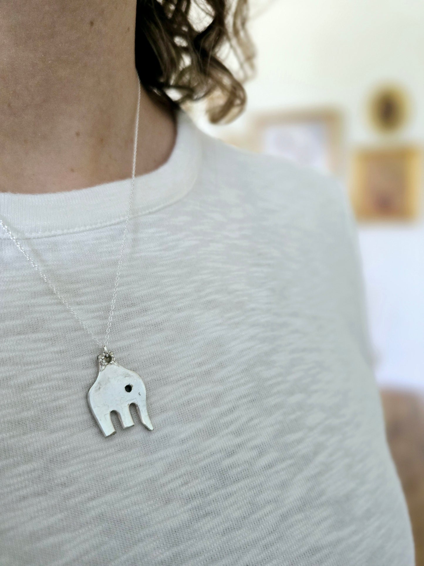 Elephant Pendant - Vintage Upcycled Fork | Wandering Tulips