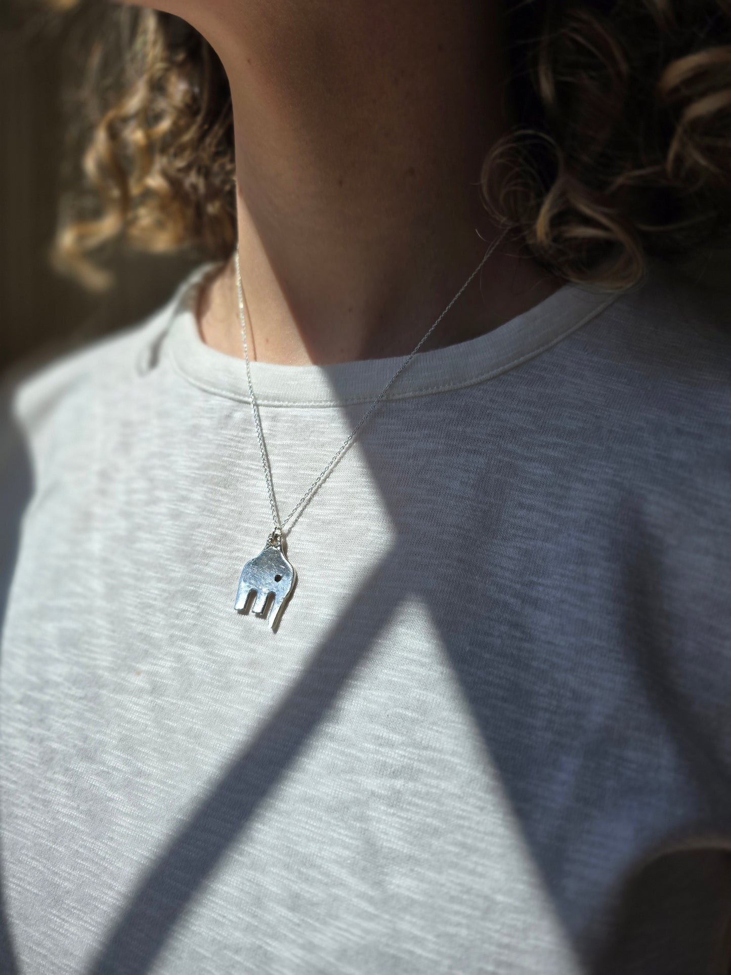 Elephant Pendant - Vintage Upcycled Fork | Wandering Tulips