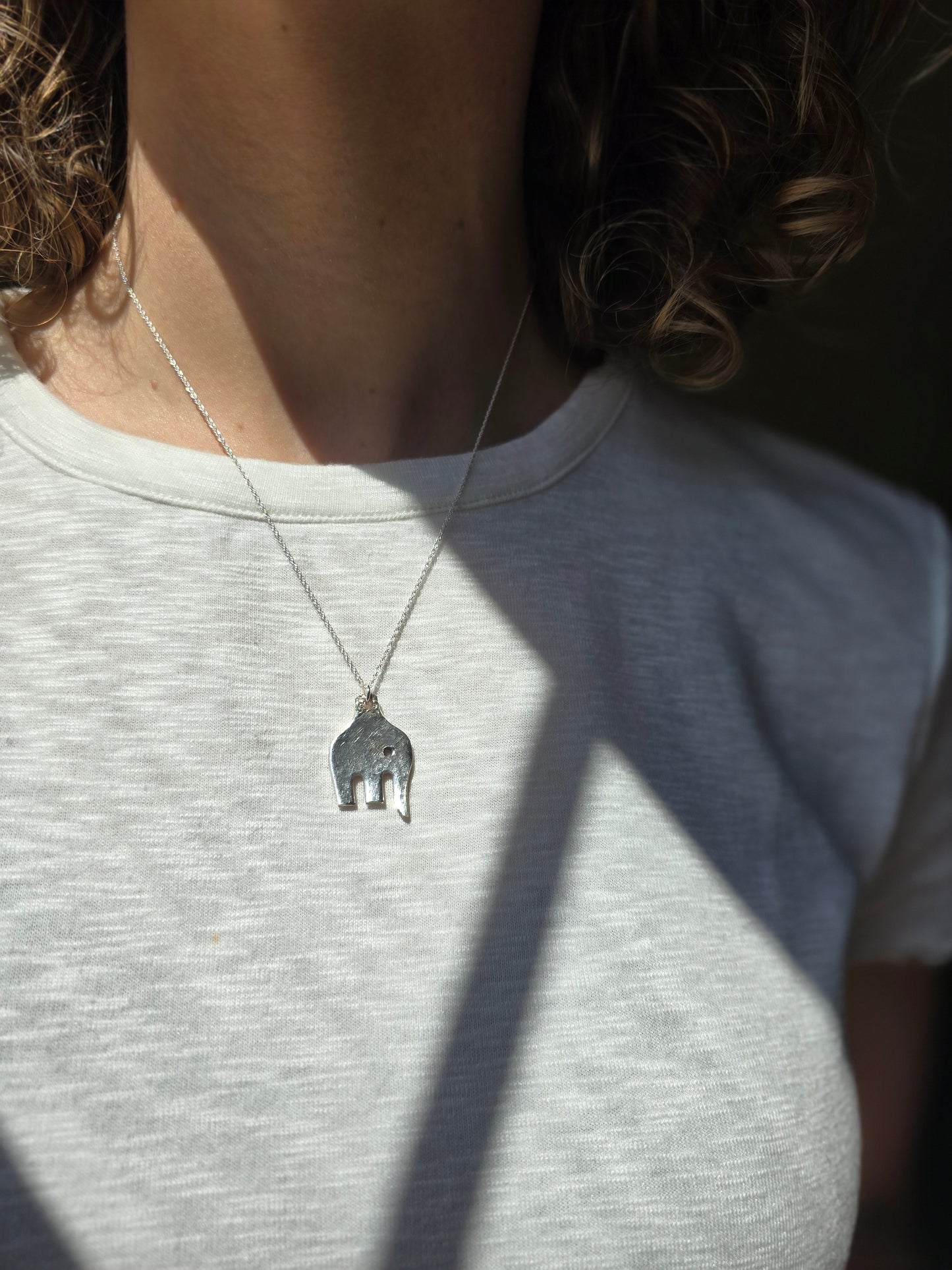 Elephant Pendant - Vintage Upcycled Fork | Wandering Tulips