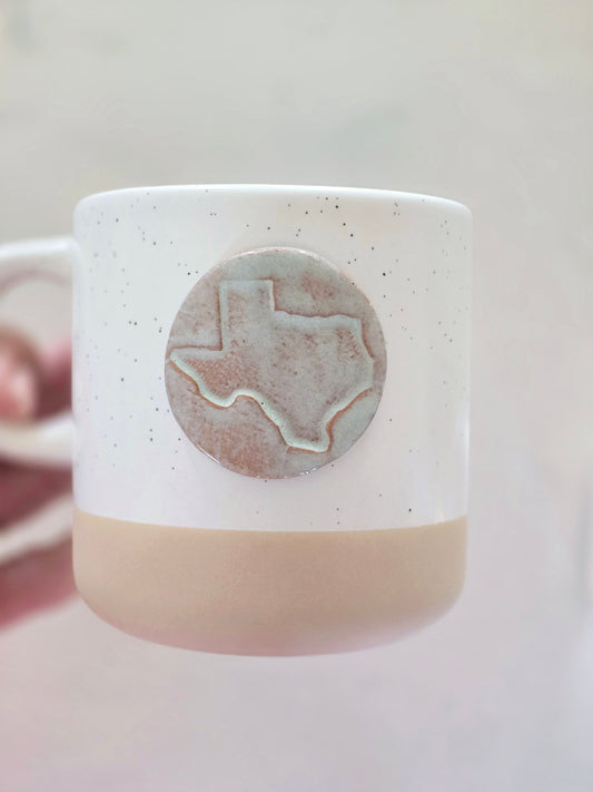 Texas Mug - Handmade Custom 10oz Mug | Wandering Tulips