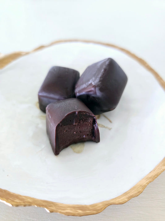 Dark Chocolate Truffles| Wandering Tulips