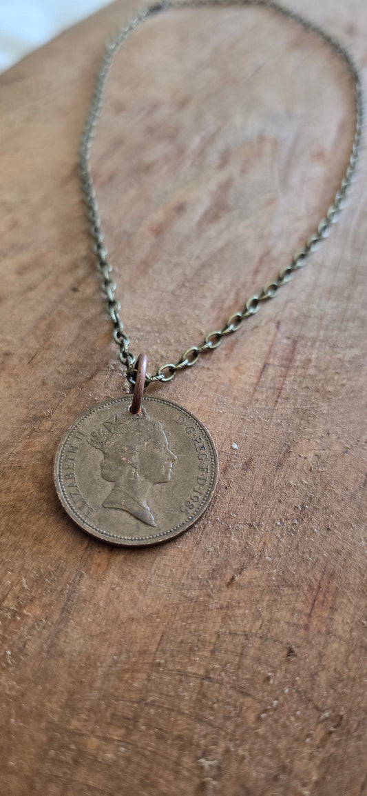 Vintage Coin Necklace | Wandering Tulips