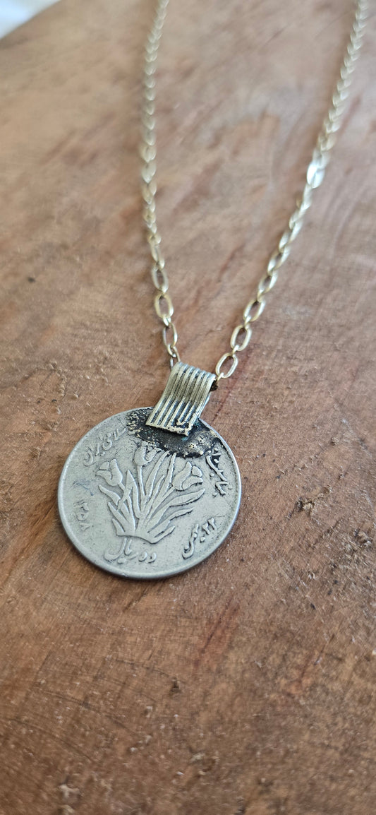 Vintage Coin Necklace | Wandering Tulips