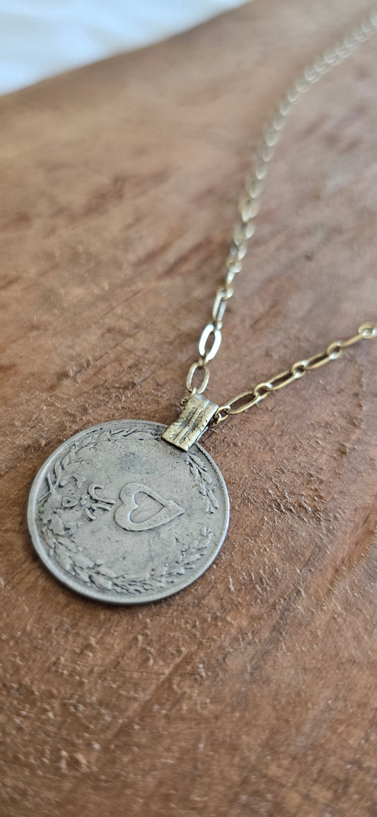 Vintage Coin Necklace | Wandering Tulips