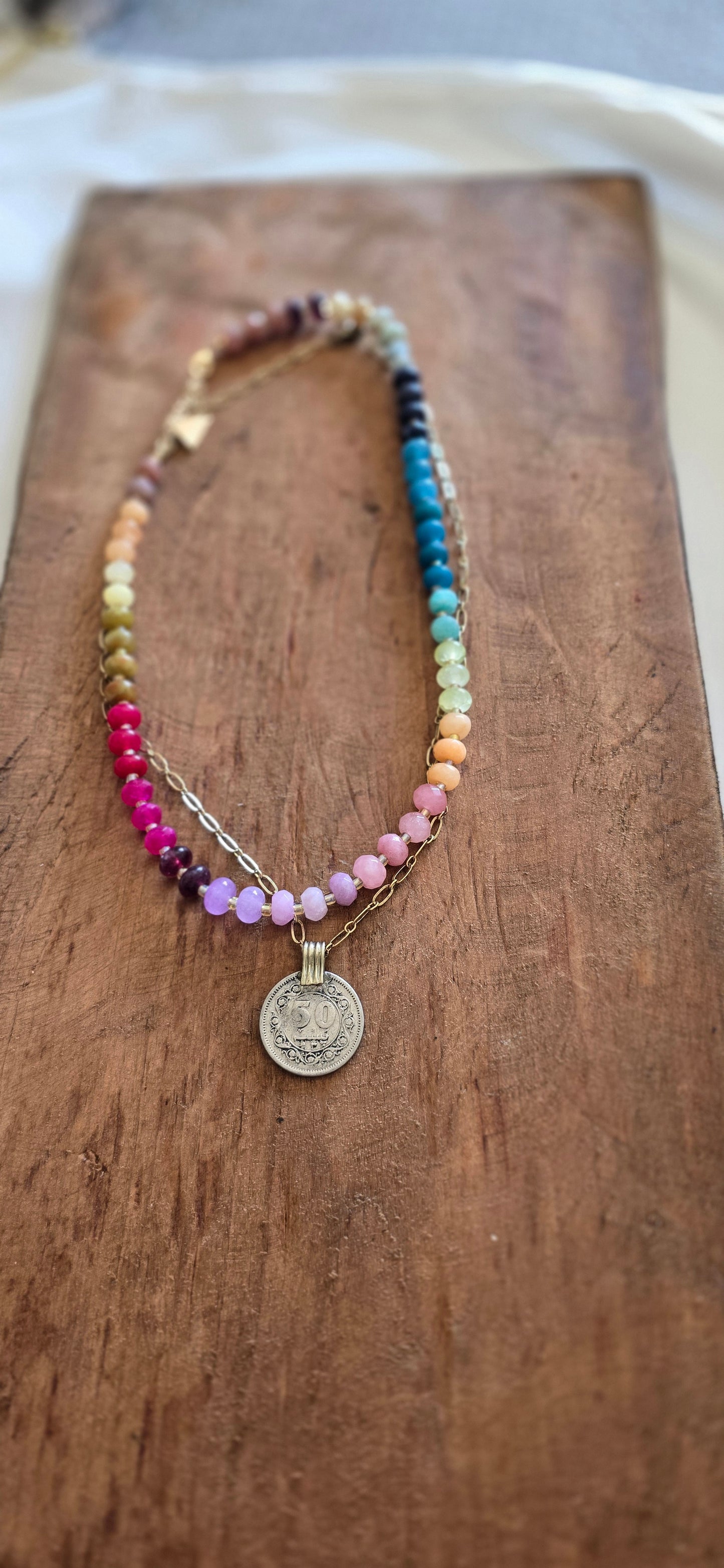 Vintage Coin Necklace | Wandering Tulips
