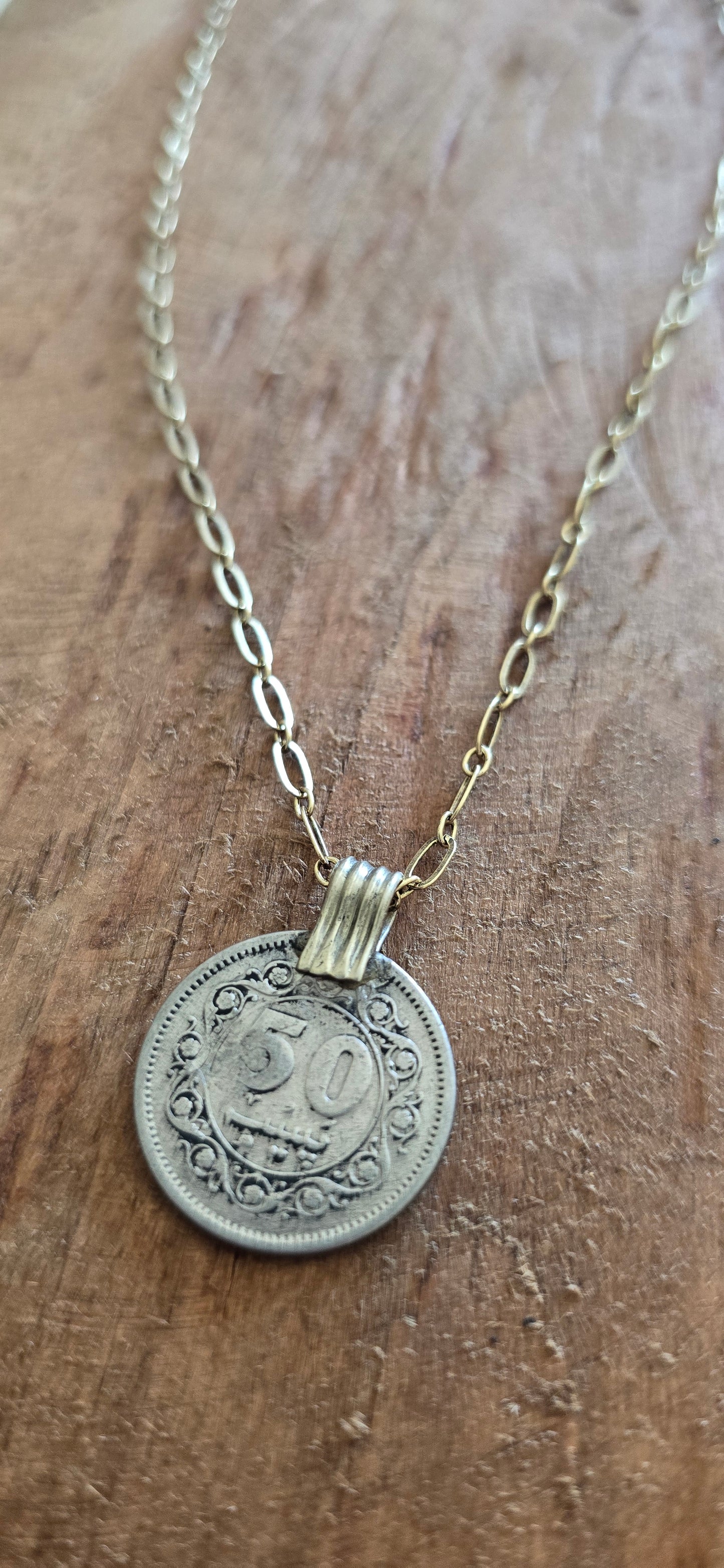 Vintage Coin Necklace | Wandering Tulips