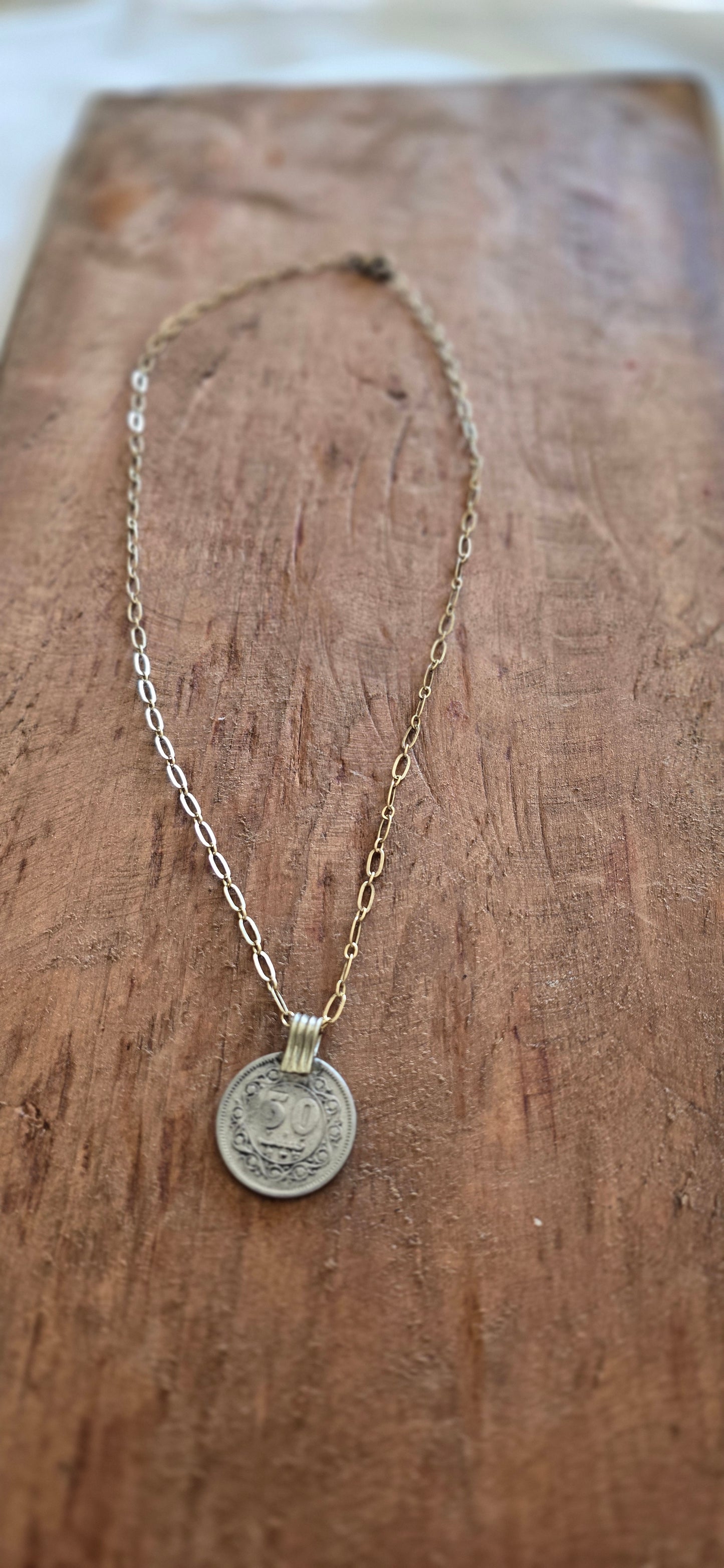Vintage Coin Necklace | Wandering Tulips