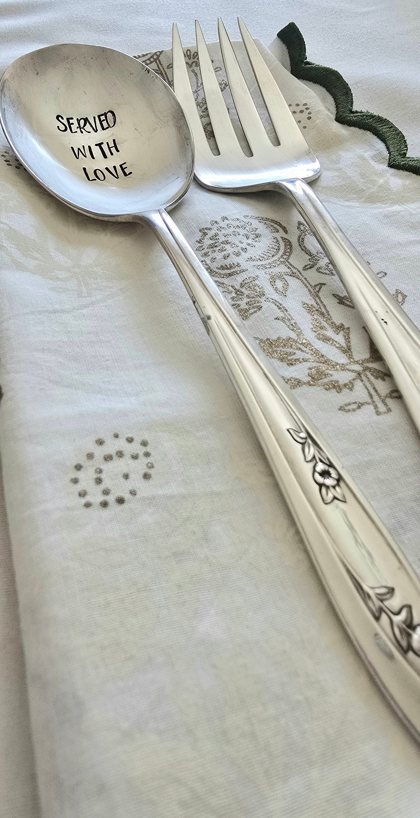 Vintage Personalized Stamped Spoons | Wandering Tulips
