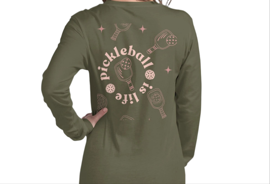 Pickleball Is Life Unisex Long Sleeve Tee | Wandering Tulips