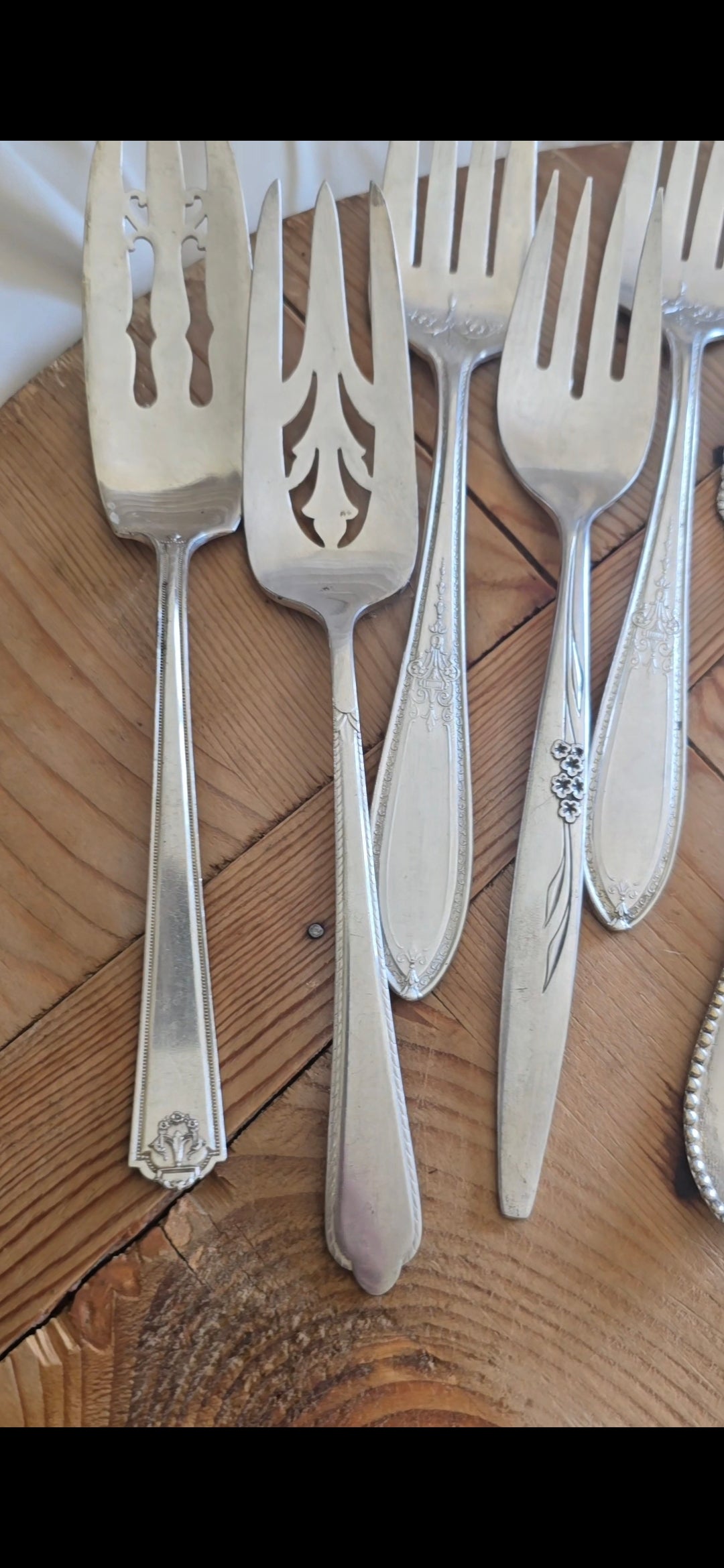 Vintage Silver Plated Serving Fork | Wandering Tulips