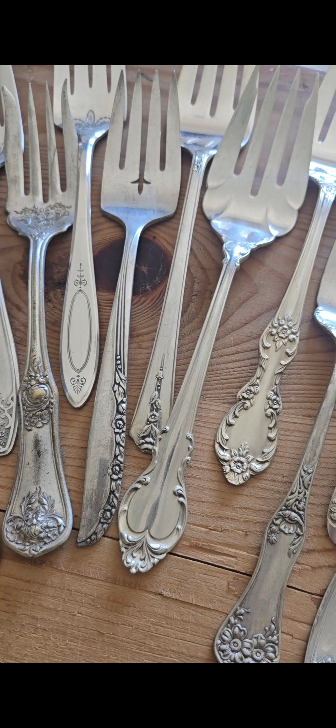 Vintage Silver Plated Serving Fork | Wandering Tulips