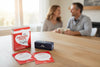Card game set with '101 Conversation Starters for Couples' packaging on a white background