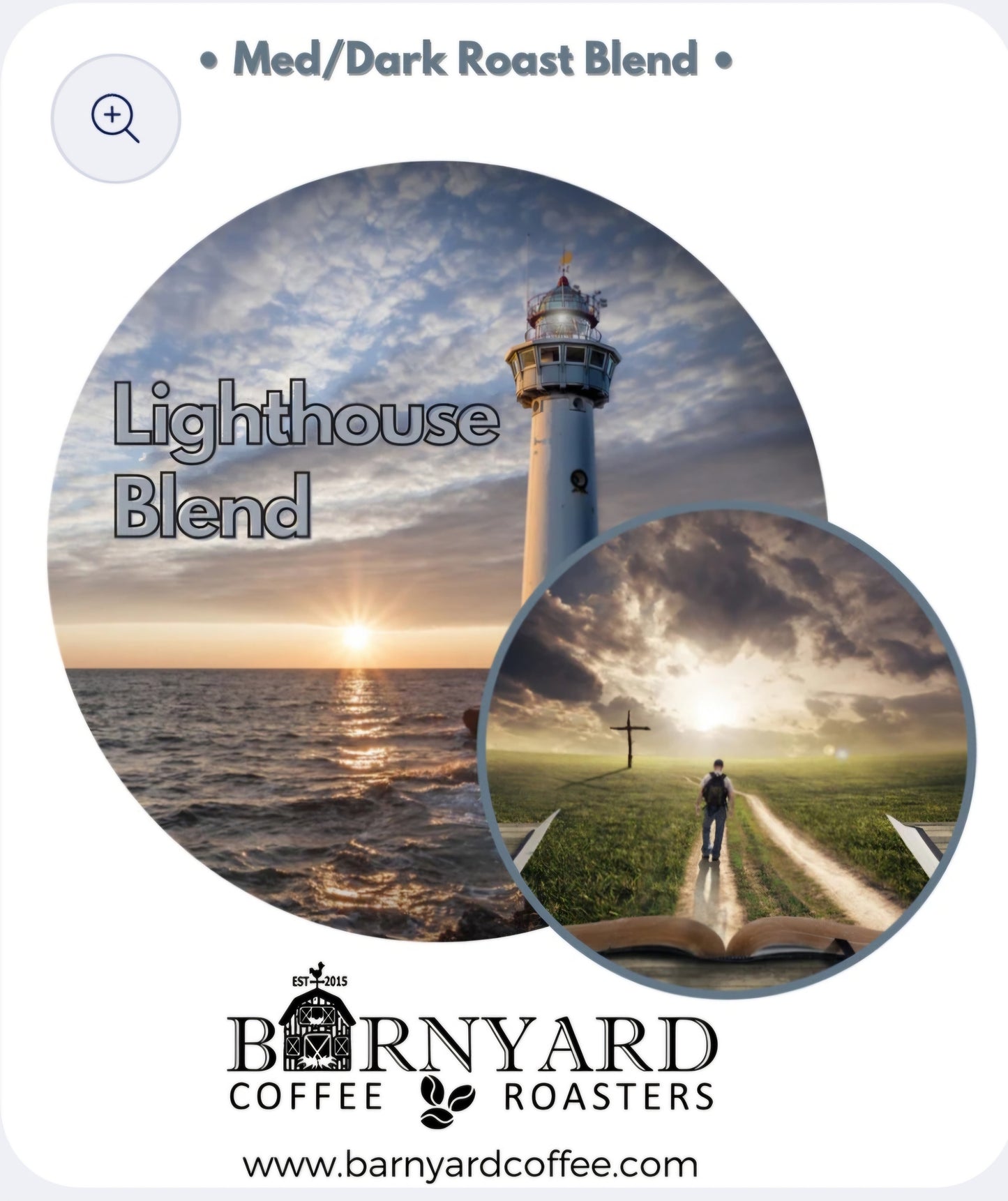Barnyard Coffee 2oz. Lighthouse Blend (Ground)| Wandering Tulips