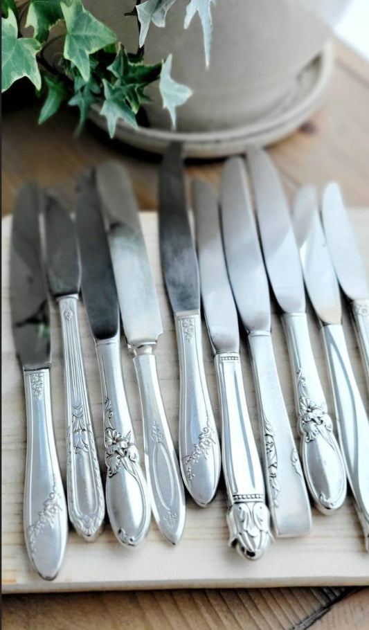 Bulk Silver Plated Knives | Wandering Tulips