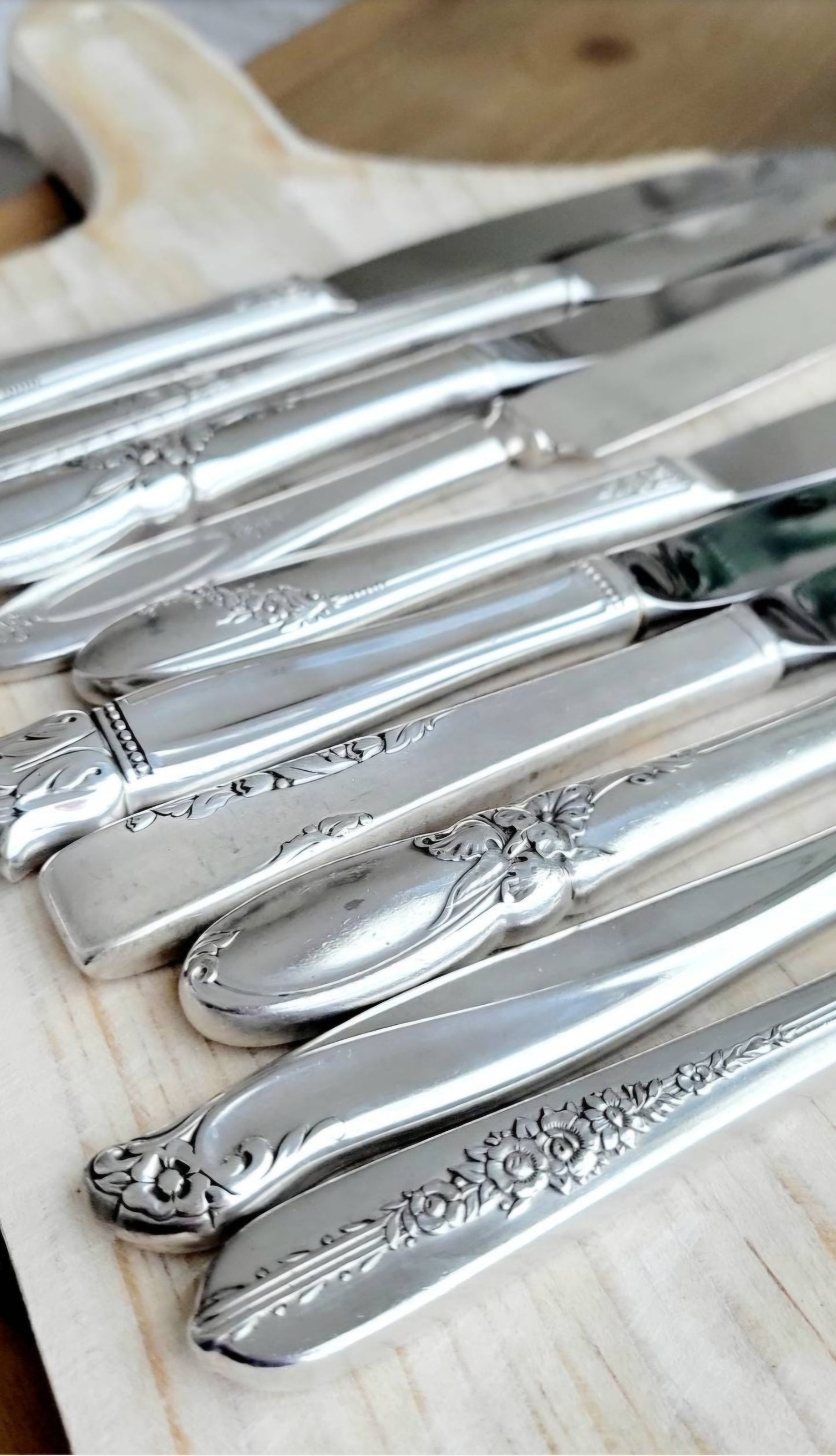 Bulk Silver Plated Knives | Wandering Tulips