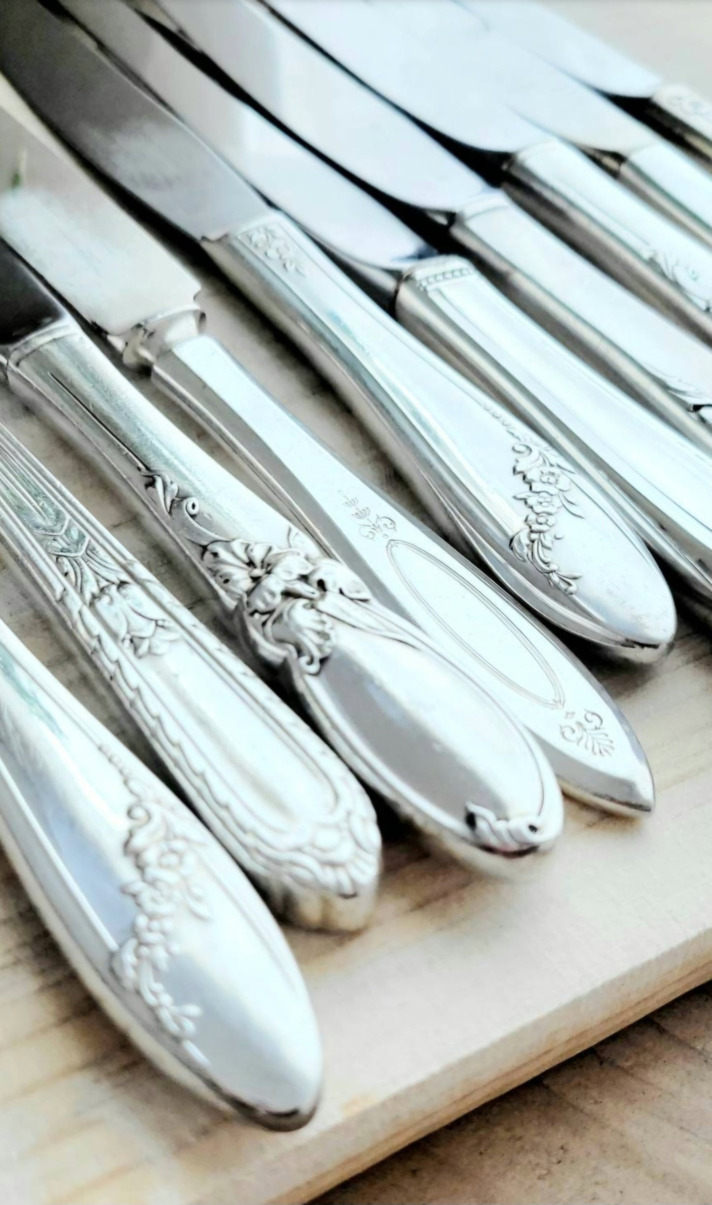 Bulk Silver Plated Knives | Wandering Tulips