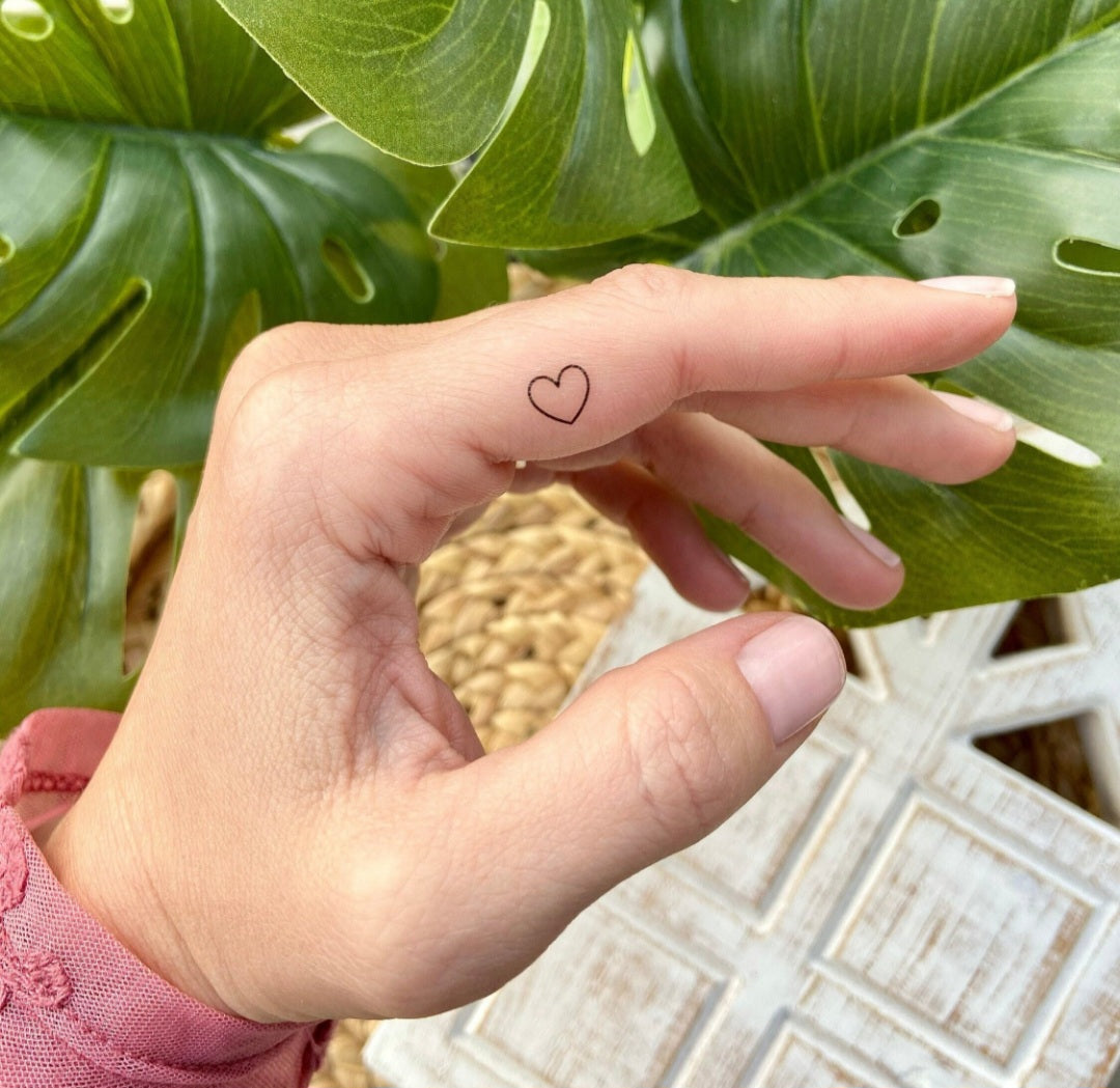 Heart Tattoo - Temporary Tattoo - Small Tattoo | Wandering Tulips