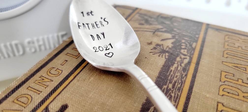 1st Father's Day/Mother's day 2024 Vintage Silver Plated teaspoon