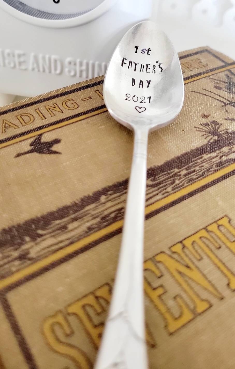 1st Father's Day/Mother's day 2024 Vintage Silver Plated teaspoon