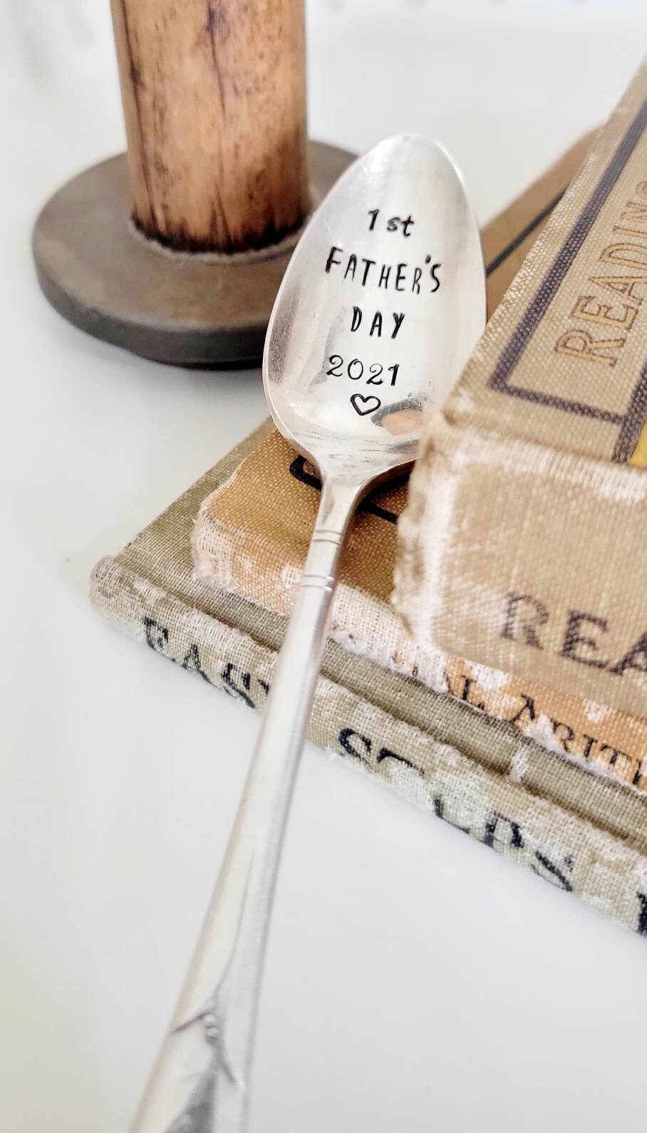 1st Father's Day/Mother's day 2024 Vintage Silver Plated teaspoon