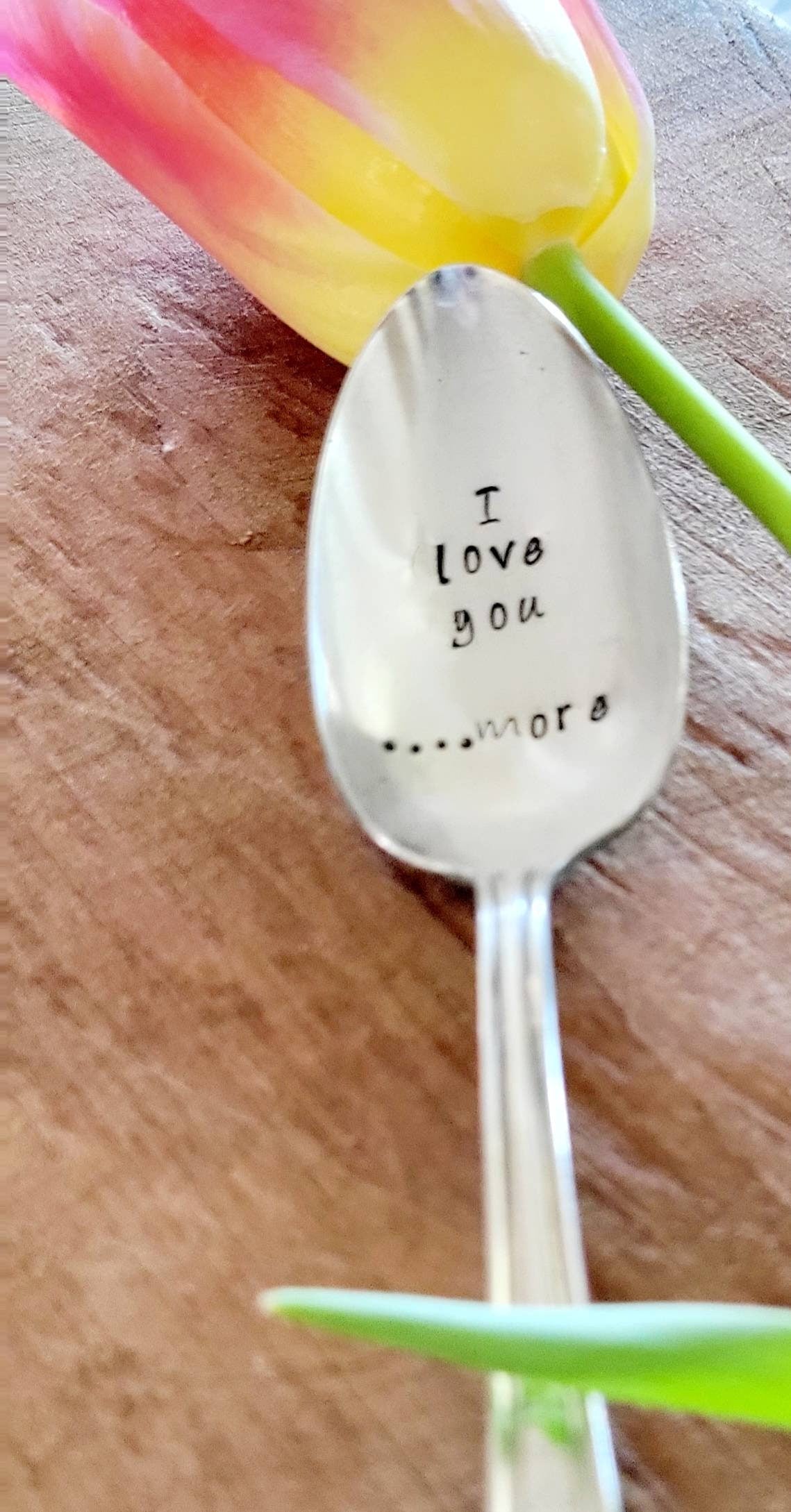 I Love You....More Vintage Teaspoon, Gift for daughter, Gift for Wife, Gift for Girlfriend, Gift for Husband,Birthday gift for spouse