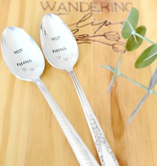 best friends gift,bff gift,gift for best friend,besties gift,unique gift for best friend,gift idea for best friend,gift for girlfriend,gift for boyfriend,gift for wife,gift for husband,coffee spoons for best friend