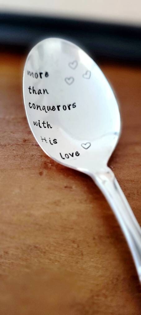 Customized Soup Spoon,vintage, create a one of a kind gift for your loved one, gift that keeps on giving,gift for mom,gift for dad