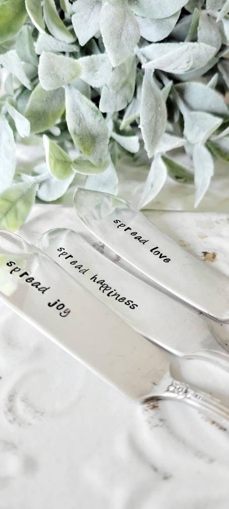 Spread Love, Spread Joy, Spread Happiness Vintage Spreaders, gift for mom, new home gift, gift for daughter, gift for grandmother,for friend