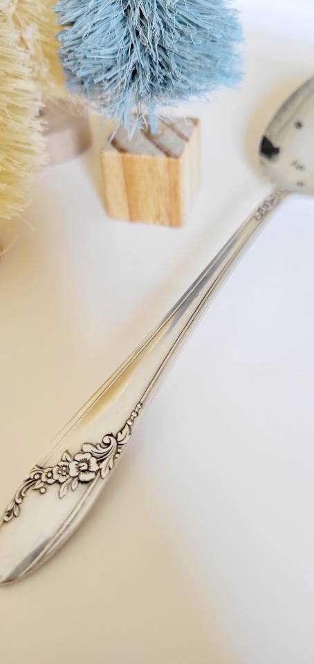 Ho Ho Ho Vintage Silver Plated Soup Spoon,unique Christimas gift,unique gift,vintage gift idea,stocking stuffer idea,gift exchange idea