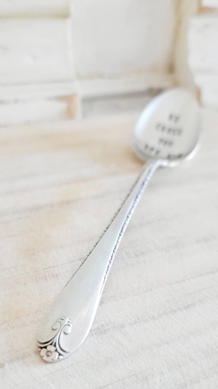 He Chose You Eph. 1:4, Vintage Silver Plated Teaspoon, Gift for friend, gift for her, gift for him, birthday gift, graduation gift