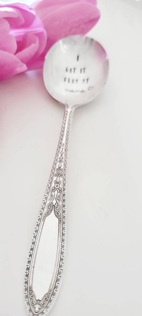 Vintage Silver Plated Spoon,gift for mom,gift for wife,gift from daughter,birthday gift for mom,mothers day gift,gift from son,vintage gift