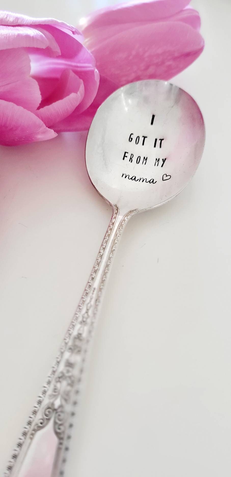 Vintage Silver Plated Spoon,gift for mom,gift for wife,gift from daughter,birthday gift for mom,mothers day gift,gift from son,vintage gift