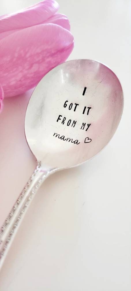 Vintage Silver Plated Spoon,gift for mom,gift for wife,gift from daughter,birthday gift for mom,mothers day gift,gift from son,vintage gift