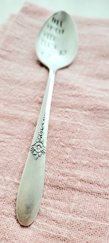 Vintage Silver Plated Teaspoon,Unique gift idea,mothers day gift,tea lover,tea gift,tea gift box.fill my cup with joy,joy gift, joyful,