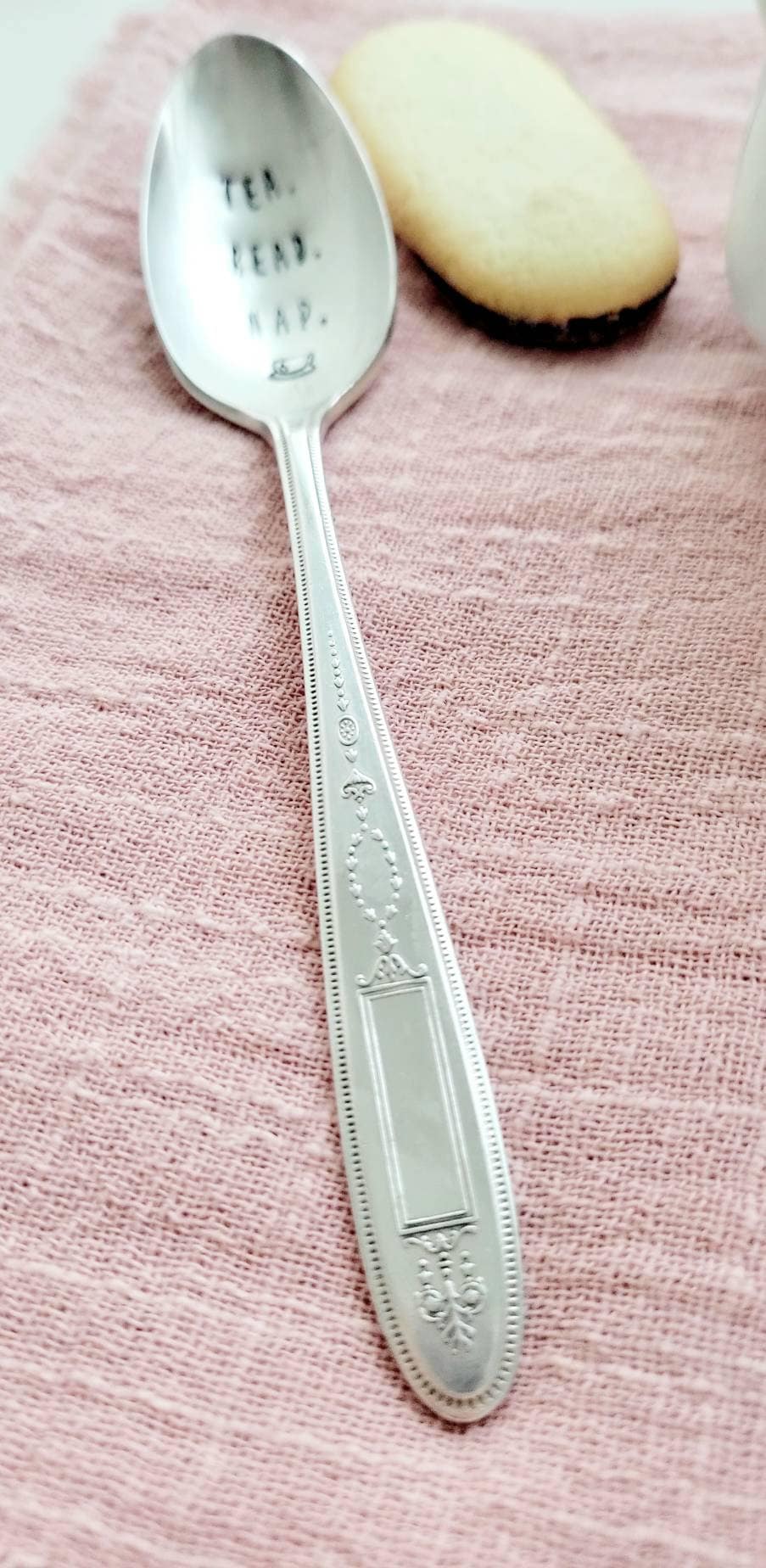 Vintage Silver Plated Teaspoon,Gift for the reader,gift for the tea drinker,tea lover,lover of books,gift for wife,gift for daughter,college