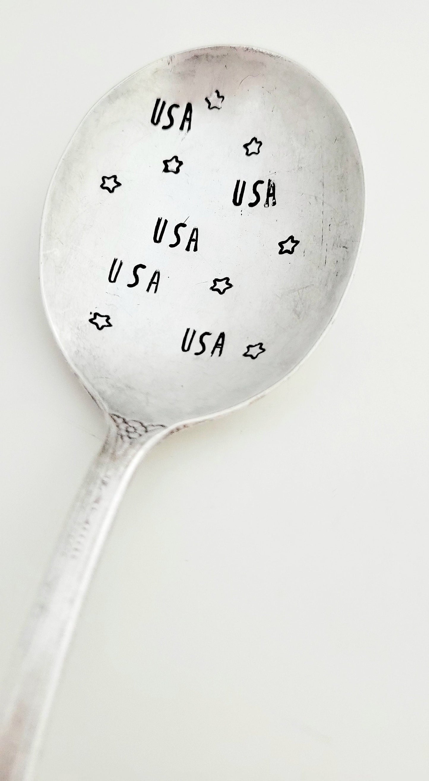 Vintage Set of silver plated spoons,USA,Freedom isn't Free,God bless the USA,patriotic gift,gift for military,military gift,gift for service