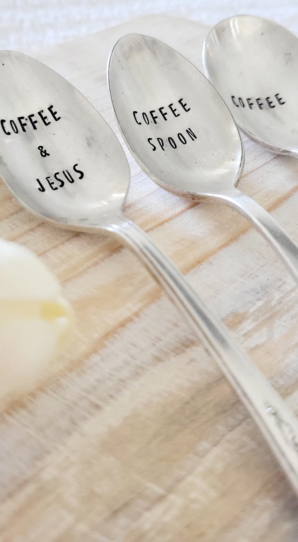 Set of 3 silver plated vintage teaspoons, coffee spoons, vintage coffee spoons, customized spoons, coffee gift,coffee gift, personalized