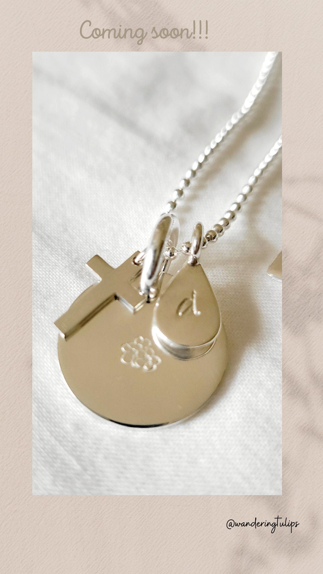 Sterling Silver Charm Necklace