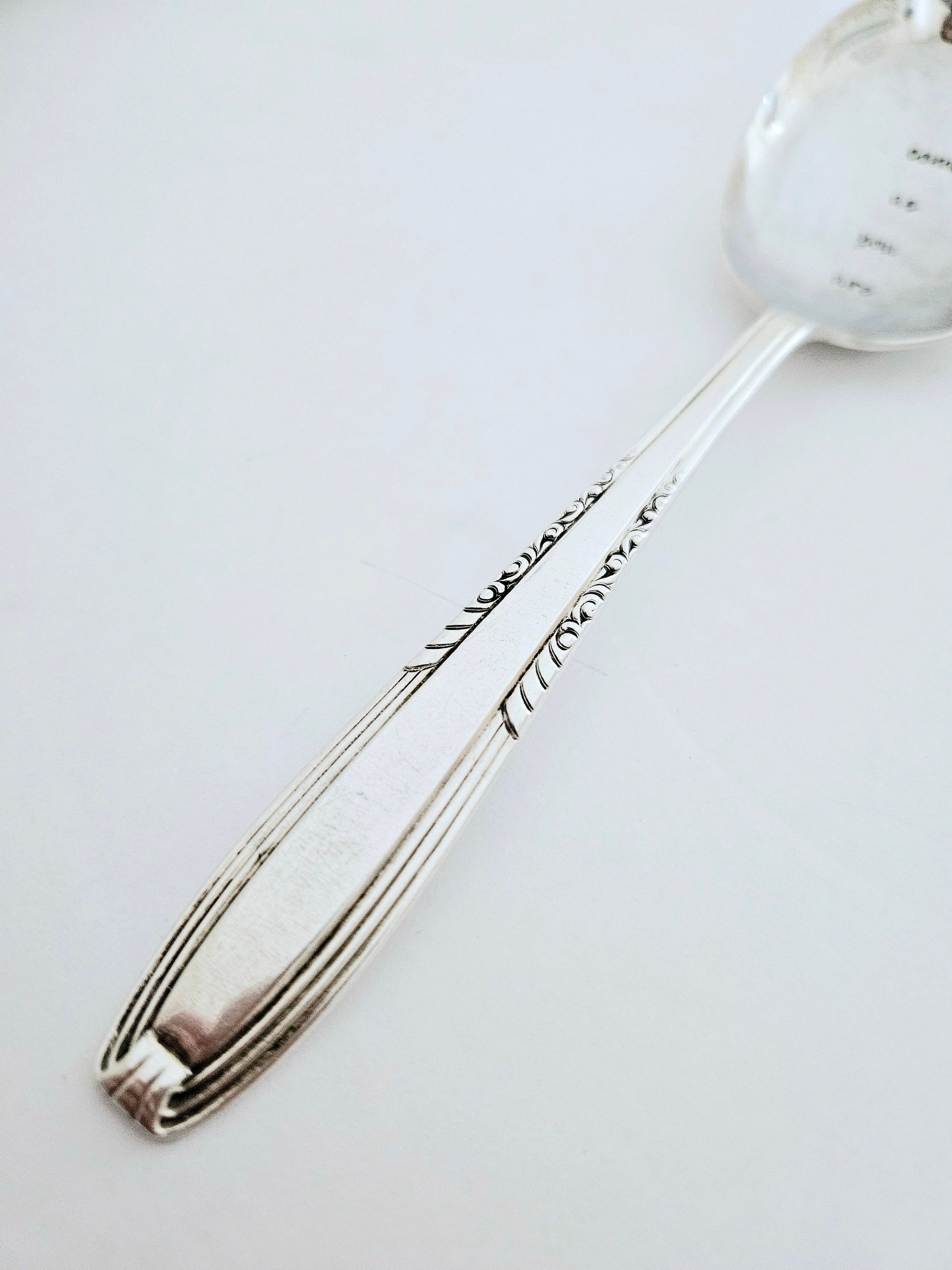 Come As You Are Vintage Silver Plated Casserole Spoon,Hostess gift,gift for mom, gift for mother in law, gift for grandmother,gift for her