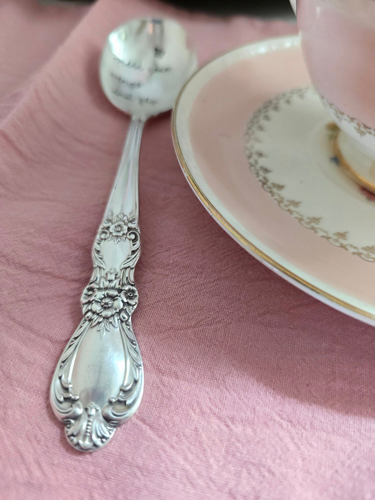 Spread Your Wings And Fly Silver Plated Vintage Spoon,Coffee Spoon,Personalized Gift,Gift for Wife,Gift for Husband, Best Friend